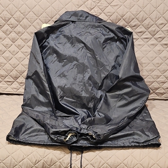 NFL Team Apparel Miami Dolphin Navy Blue Windbreaker Lightweight Athletic Jacket - Picture 15 of 16